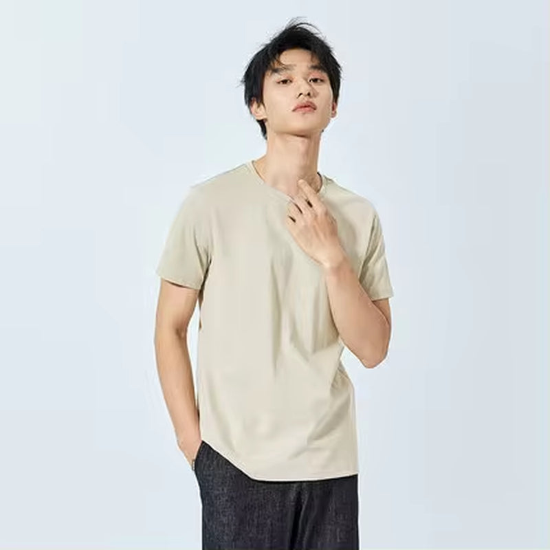 Summer Cotton T Shirts Men