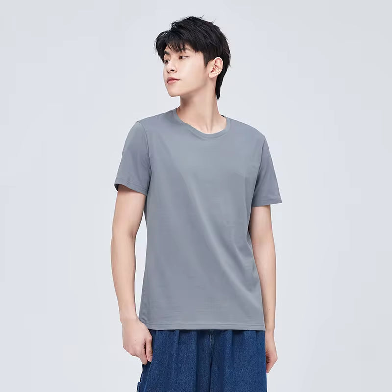 Summer Cotton T Shirts Men
