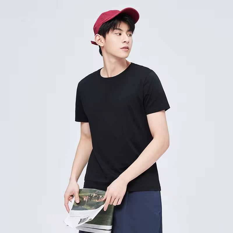 Summer Cotton T Shirts Men
