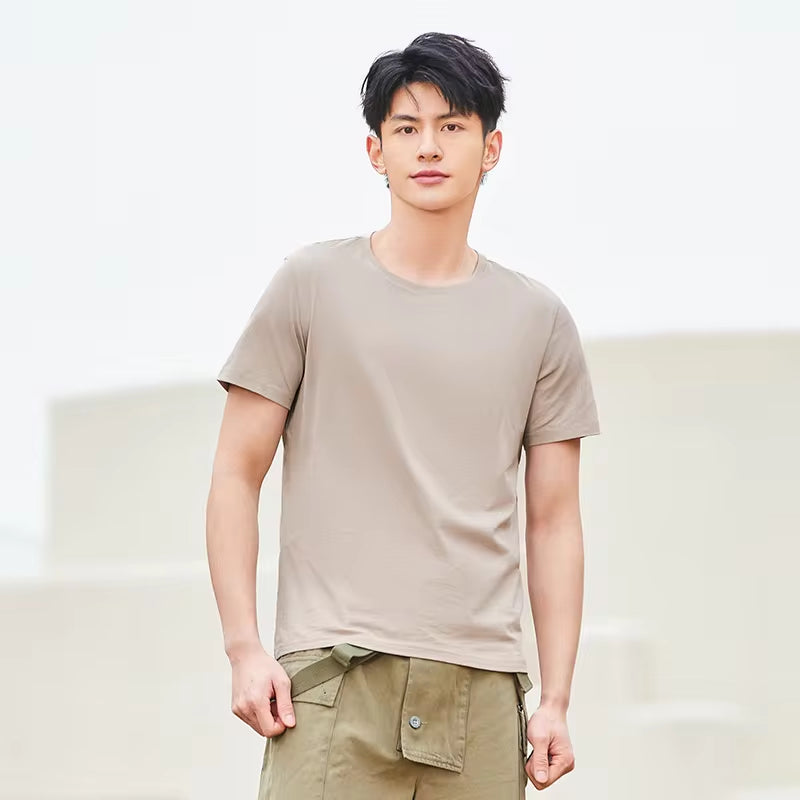 Summer Cotton T Shirts Men