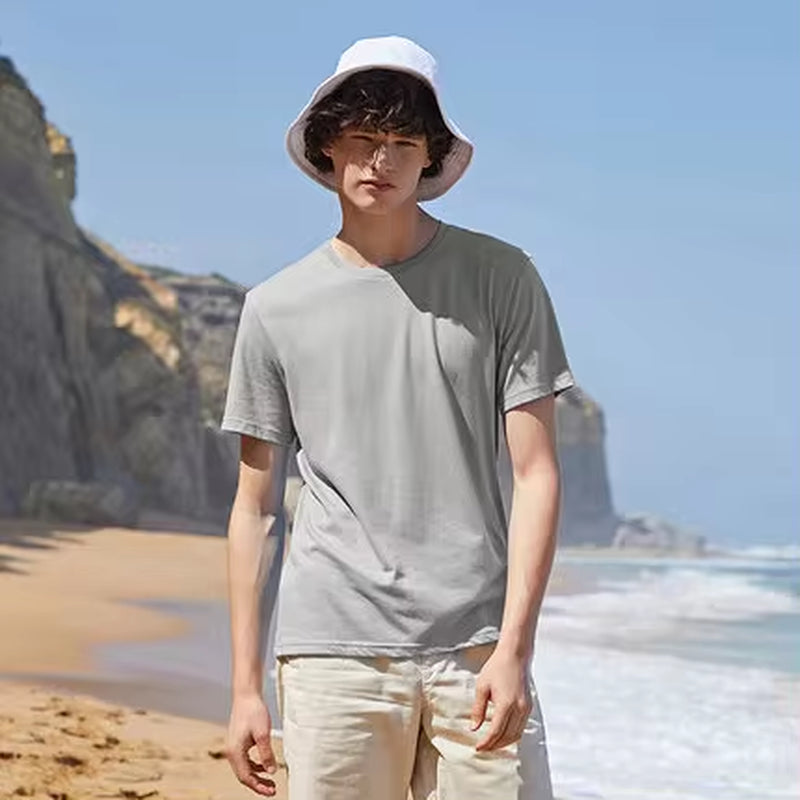 Summer Cotton T Shirts Men